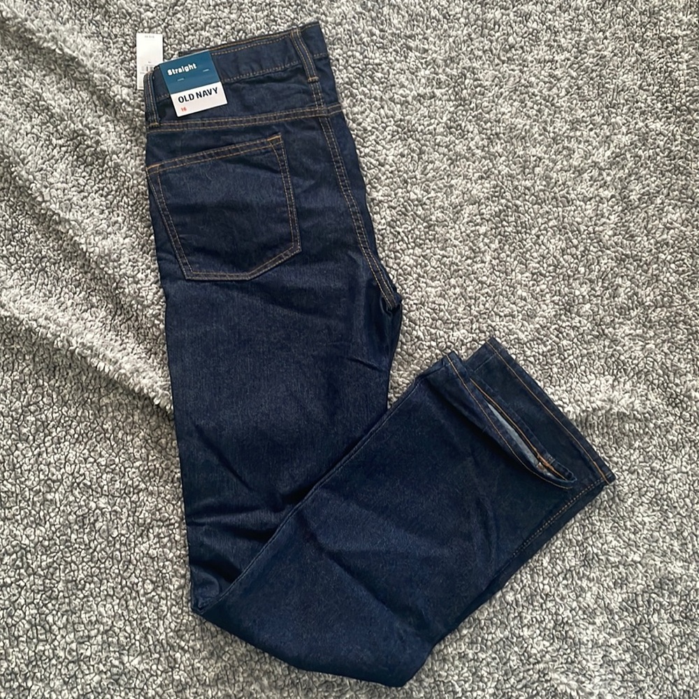 Great deal! Two pair of boys denim jeans. Old Navy. Brand new.